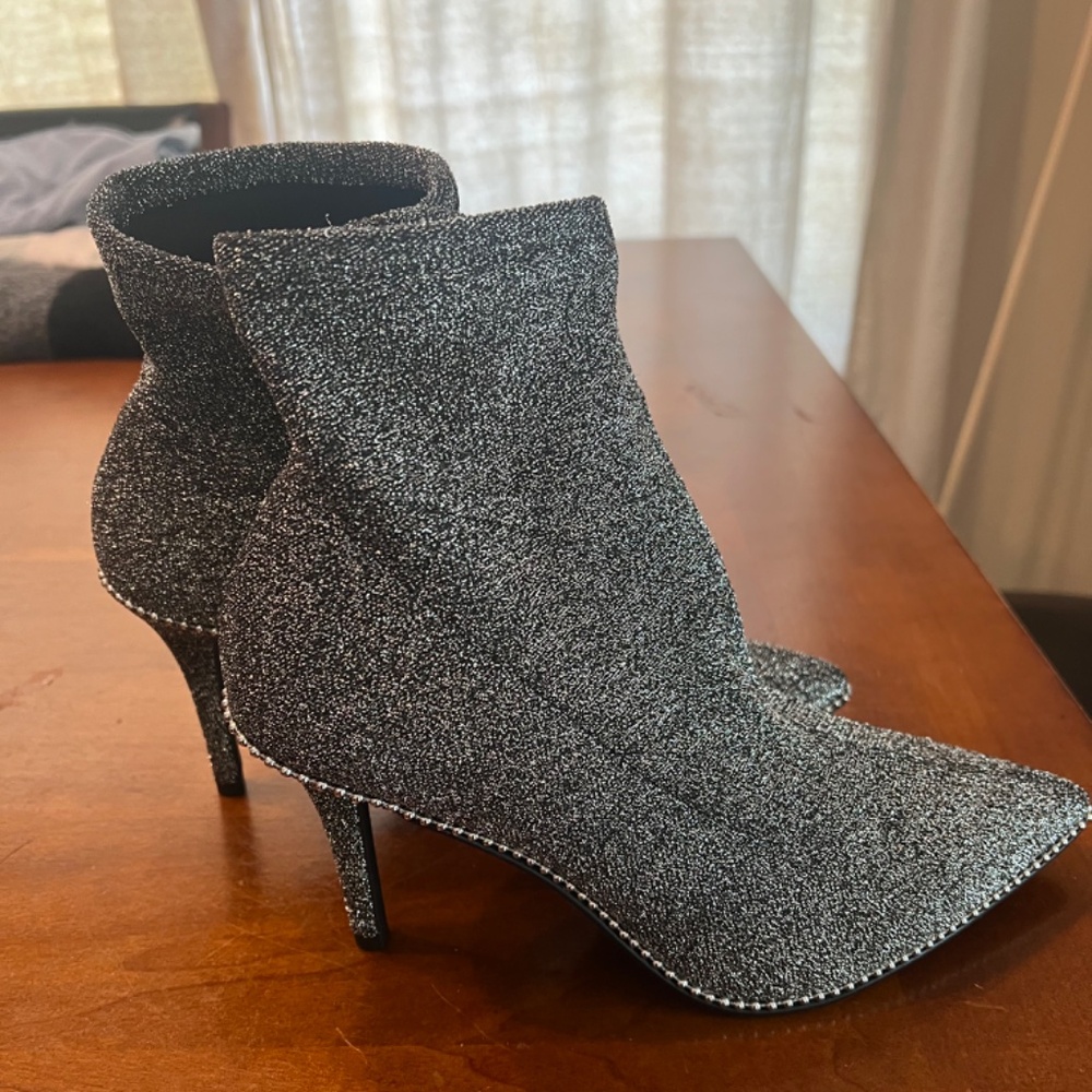 Coach Pointed Toe Sparkly Booties - image 2